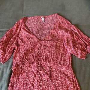 H&M cutie red sundress:)